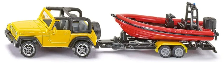 Jeep met boot