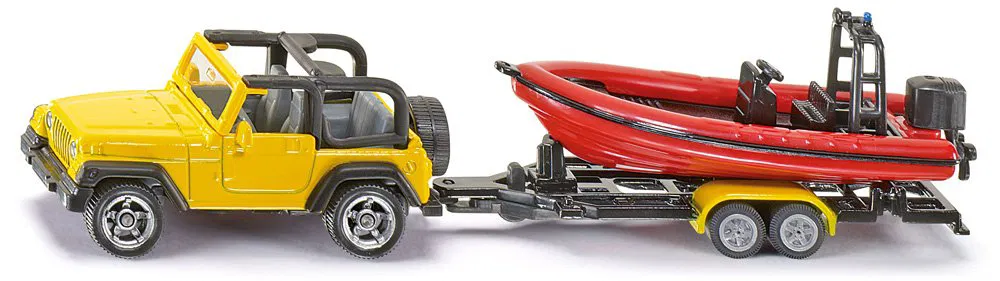 Jeep met boot