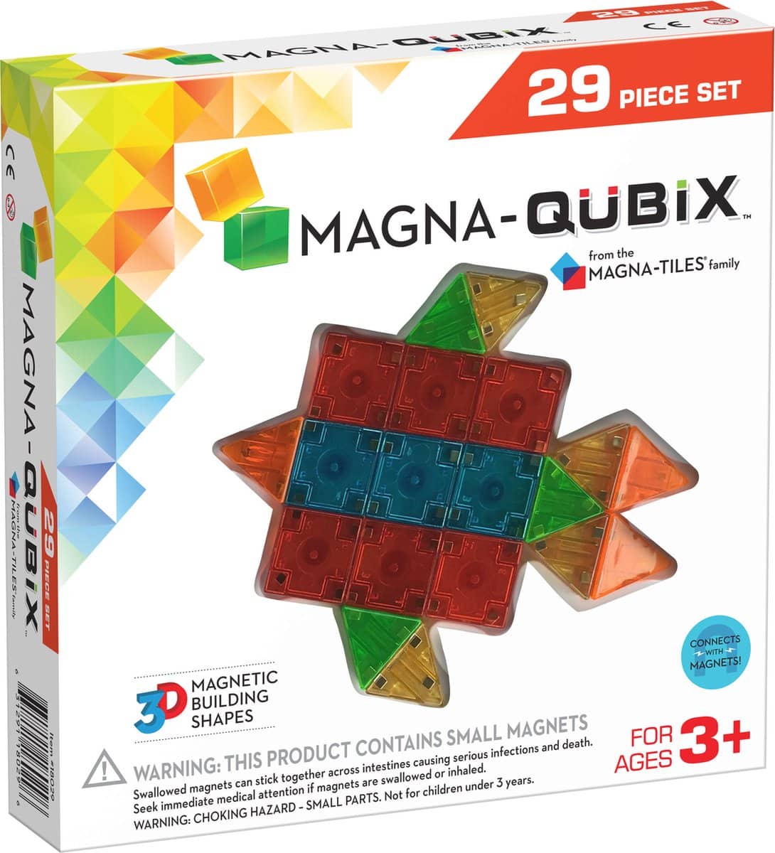 magna tiles qubix 29 piece set