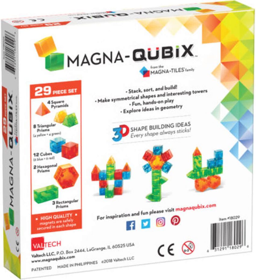 magna tiles qubix 29 piece set