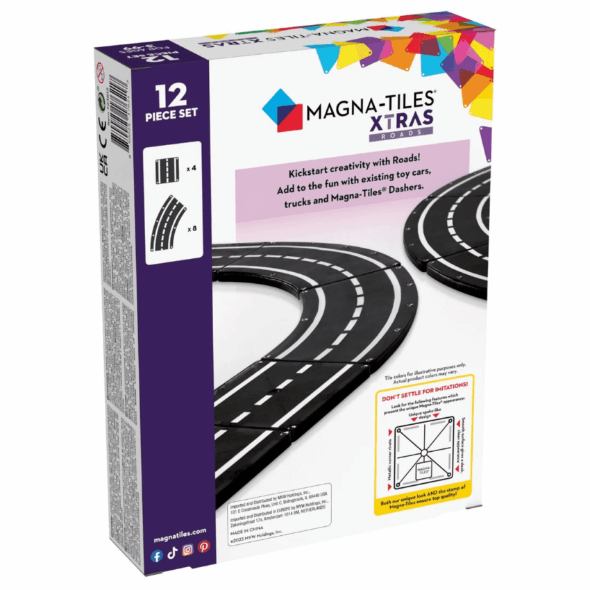 magna tiles xtras roads