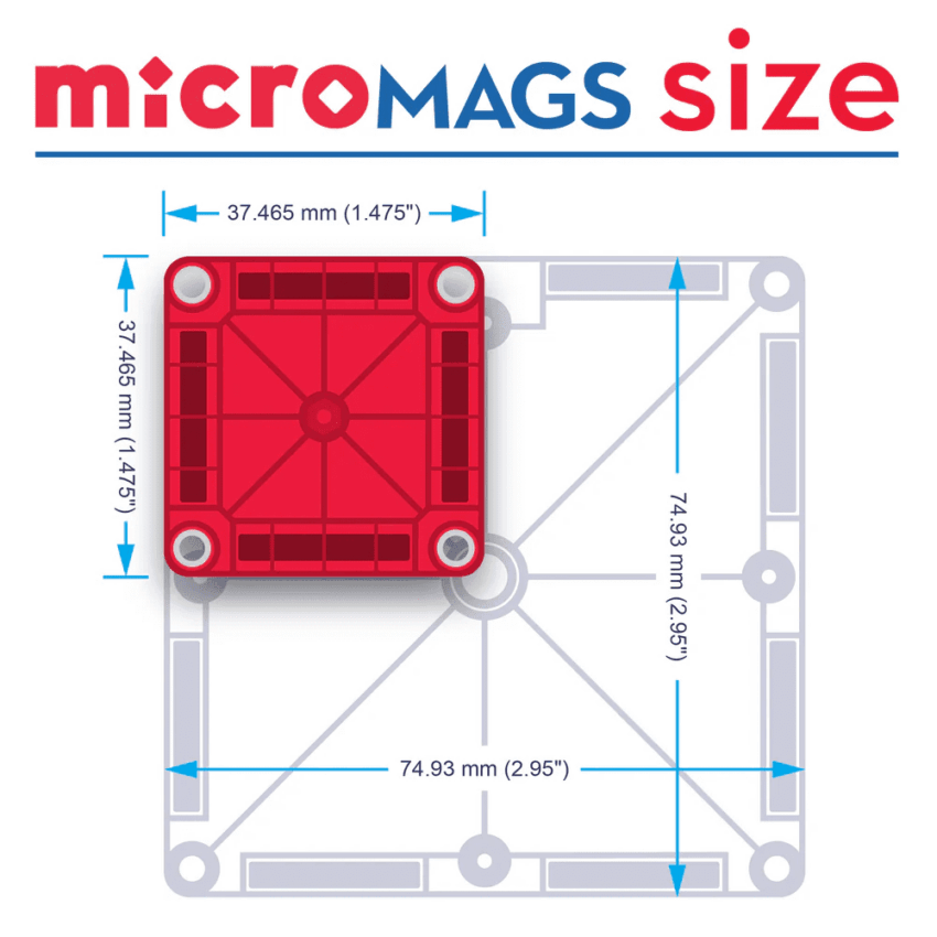 magna tiles micro mags travel set 26 piece