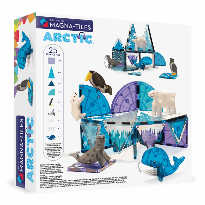 magna tiles arctic animals 25 piece set