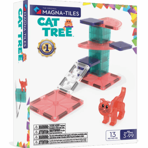 magna tiles cat tree 13 piece
