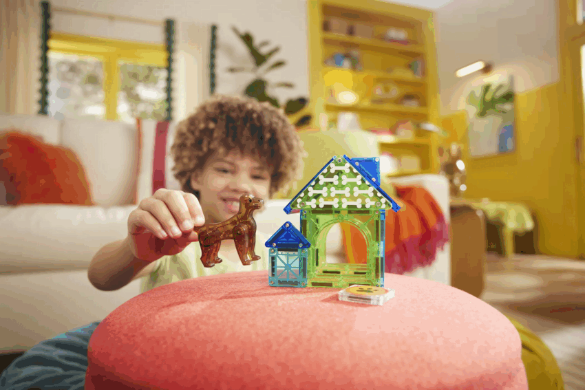 magna tiles dog house 13 piece