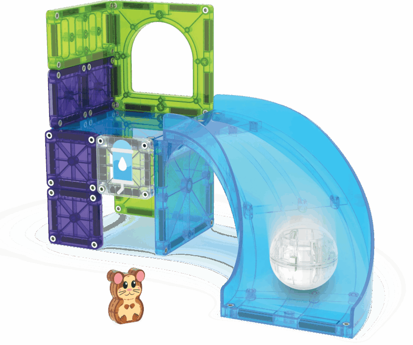 magna tiles hamster ball 13 piece