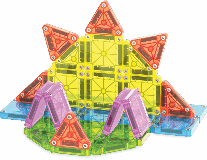 magna tiles micro mags travel set deluxe 55 piece