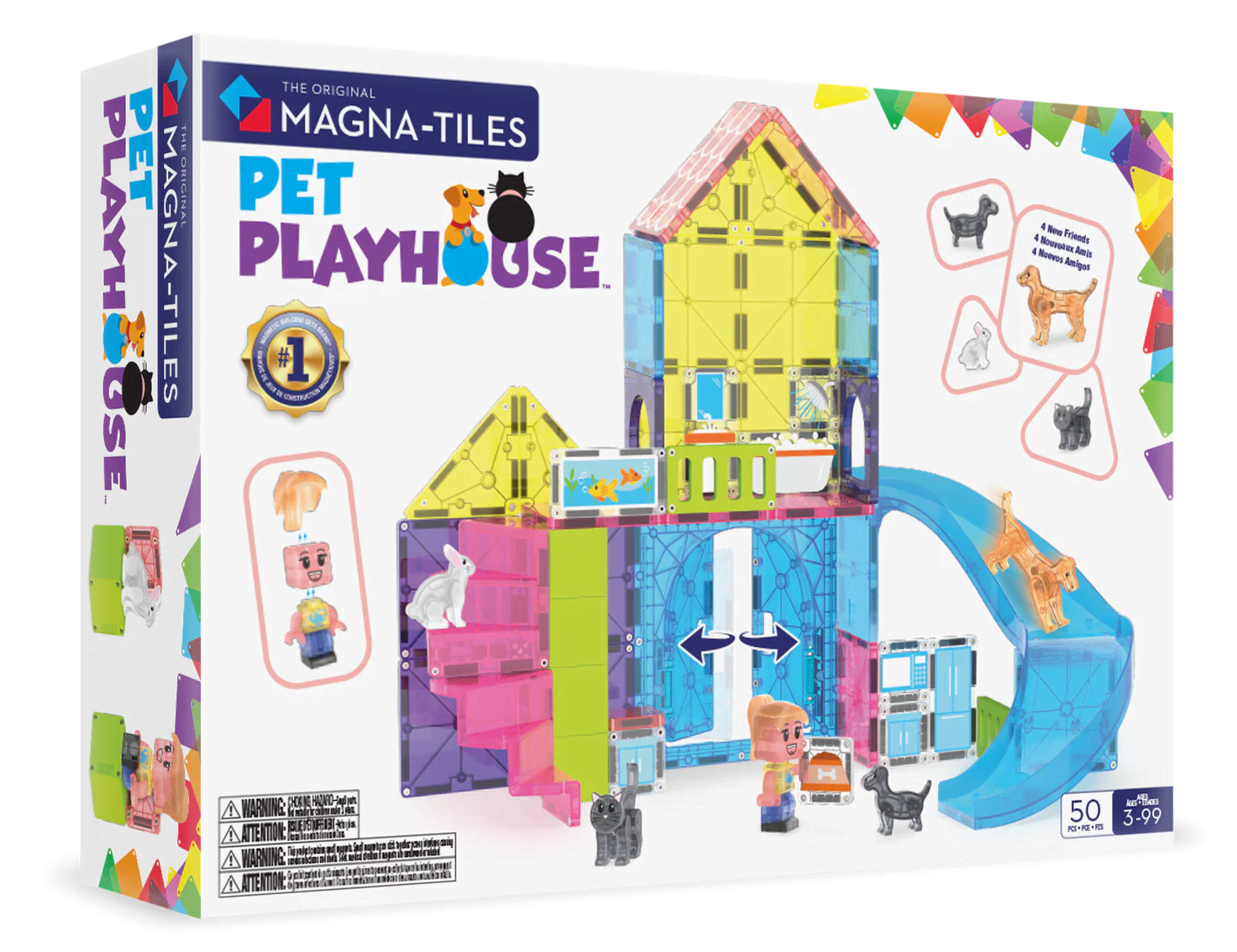 magna tiles pet playhouse 50 piece