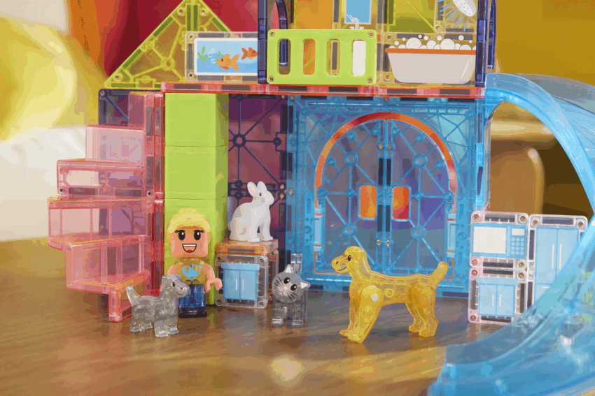 magna tiles pet playhouse 50 piece