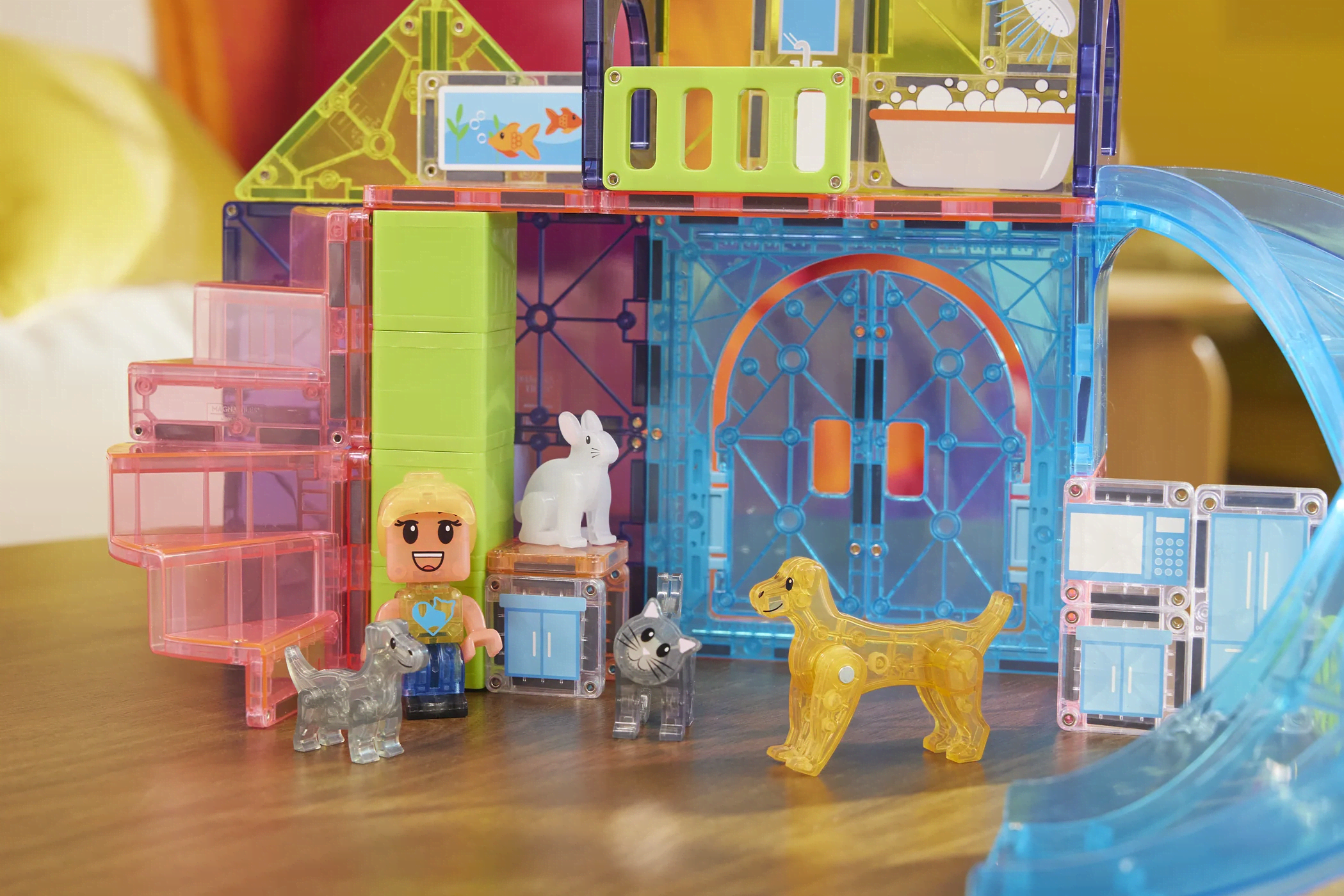 magna tiles pet playhouse 50 piece