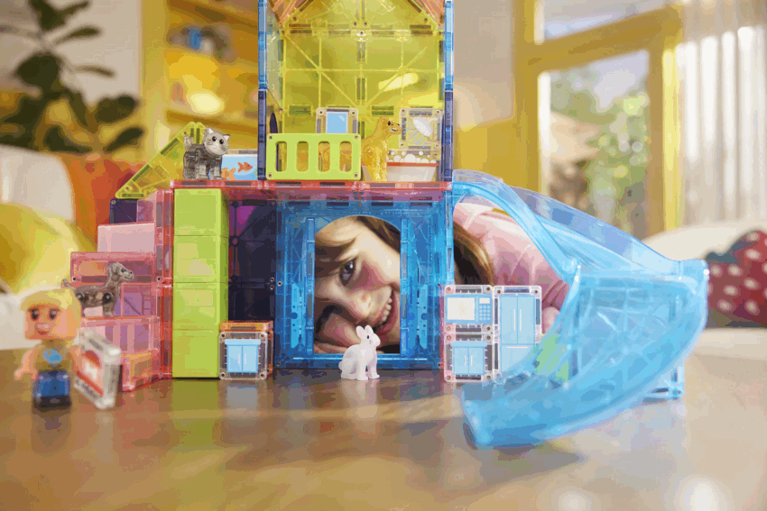 magna tiles pet playhouse 50 piece