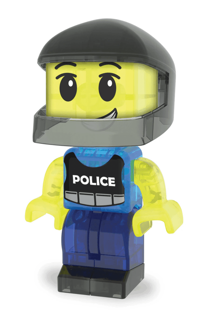 magna tiles police station 20 piece
