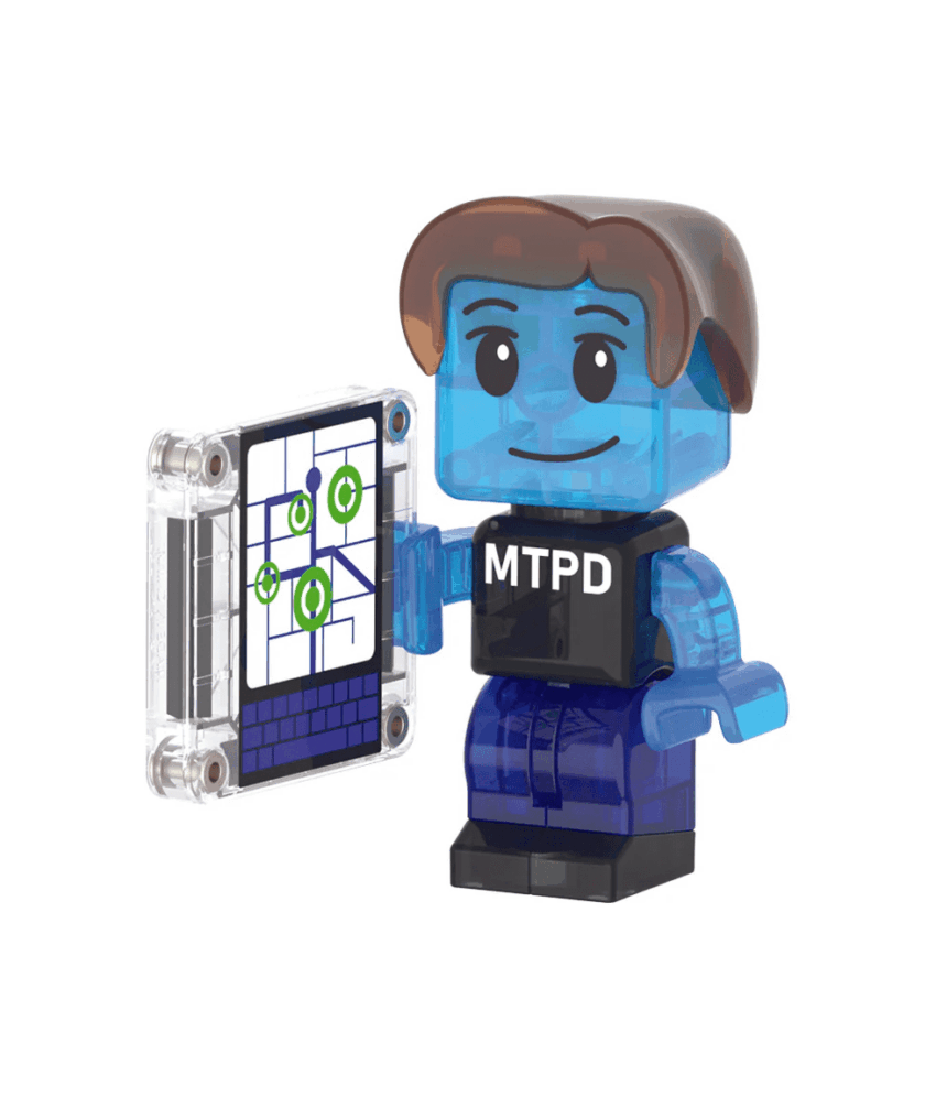 magna tiles police station 35 piece