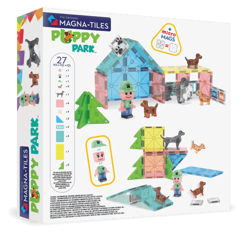 magna tiles puppy park 27 piece