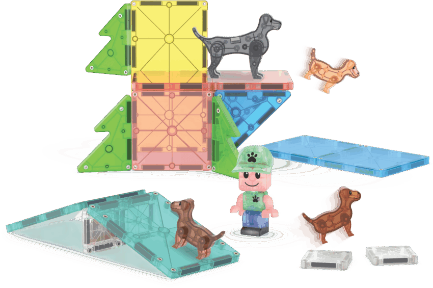 magna tiles puppy park 27 piece