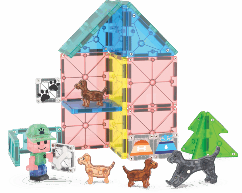 magna tiles puppy park 27 piece