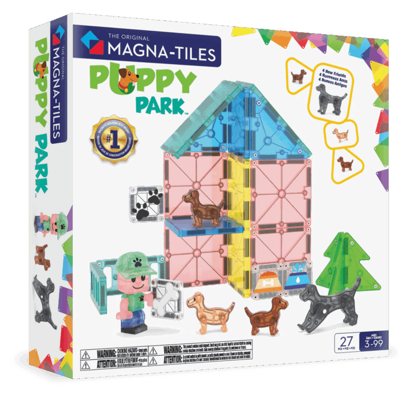 magna tiles puppy park 27 piece