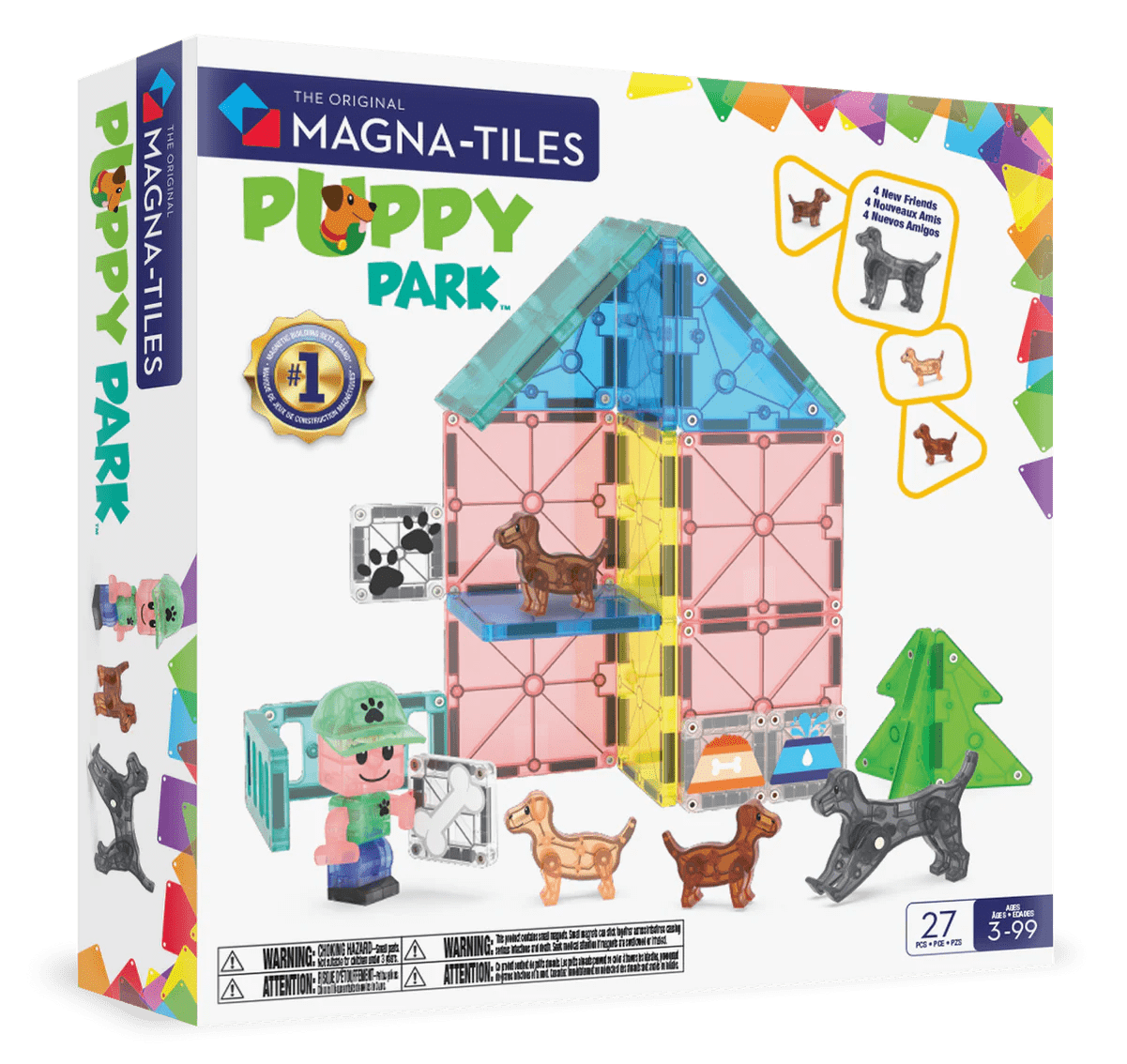 magna tiles puppy park 27 piece