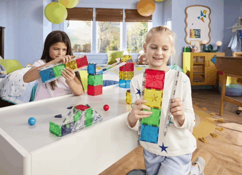 magna tiles rail racers deluxe 90 piece
