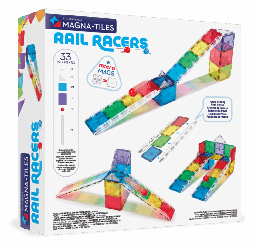 magna tiles rail racers 33 piece