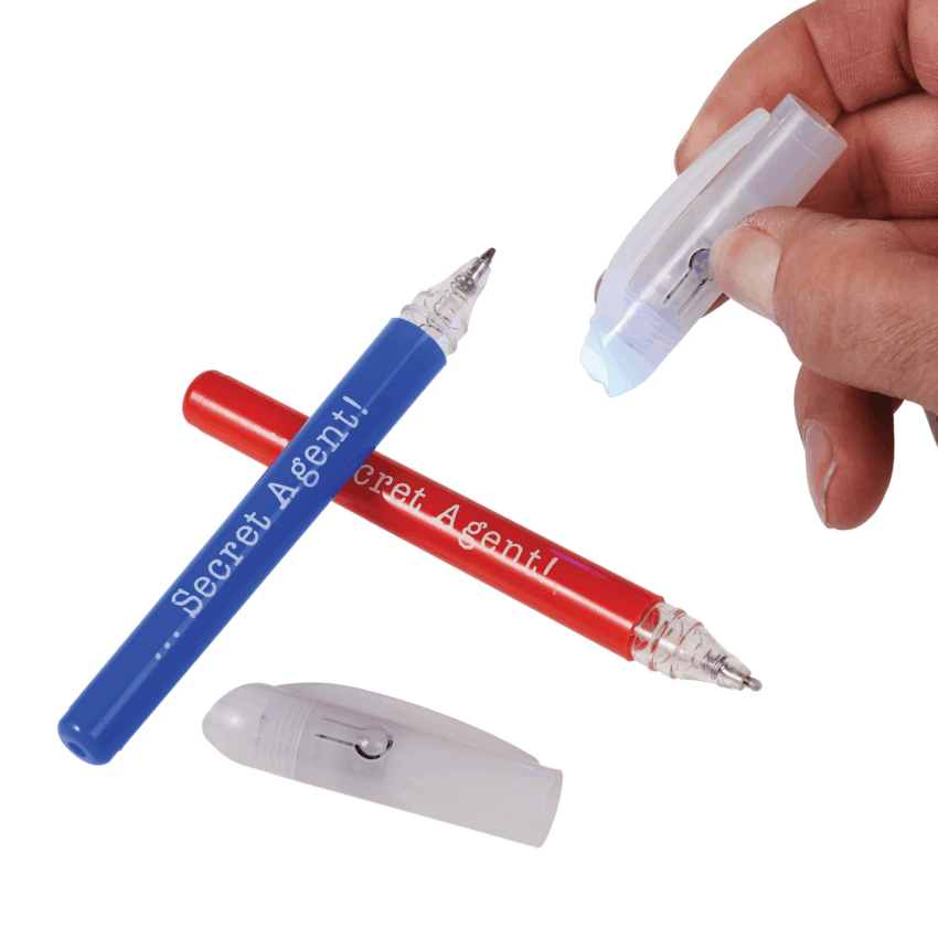 secret agent invisible ink spy pens