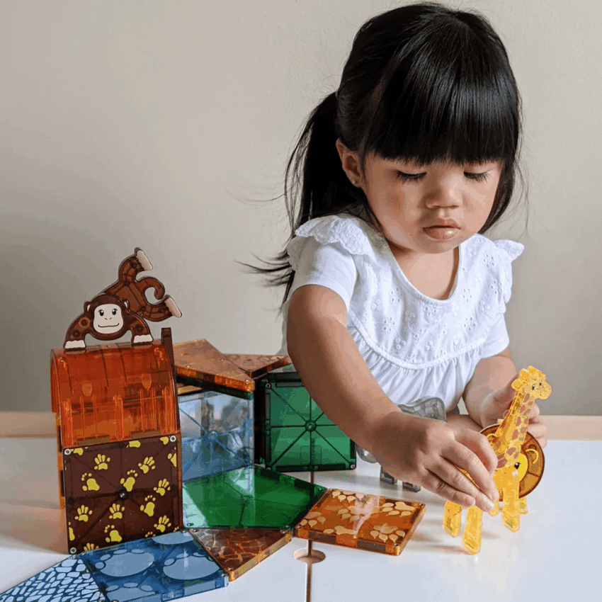 magna tiles safari animals 25 piece