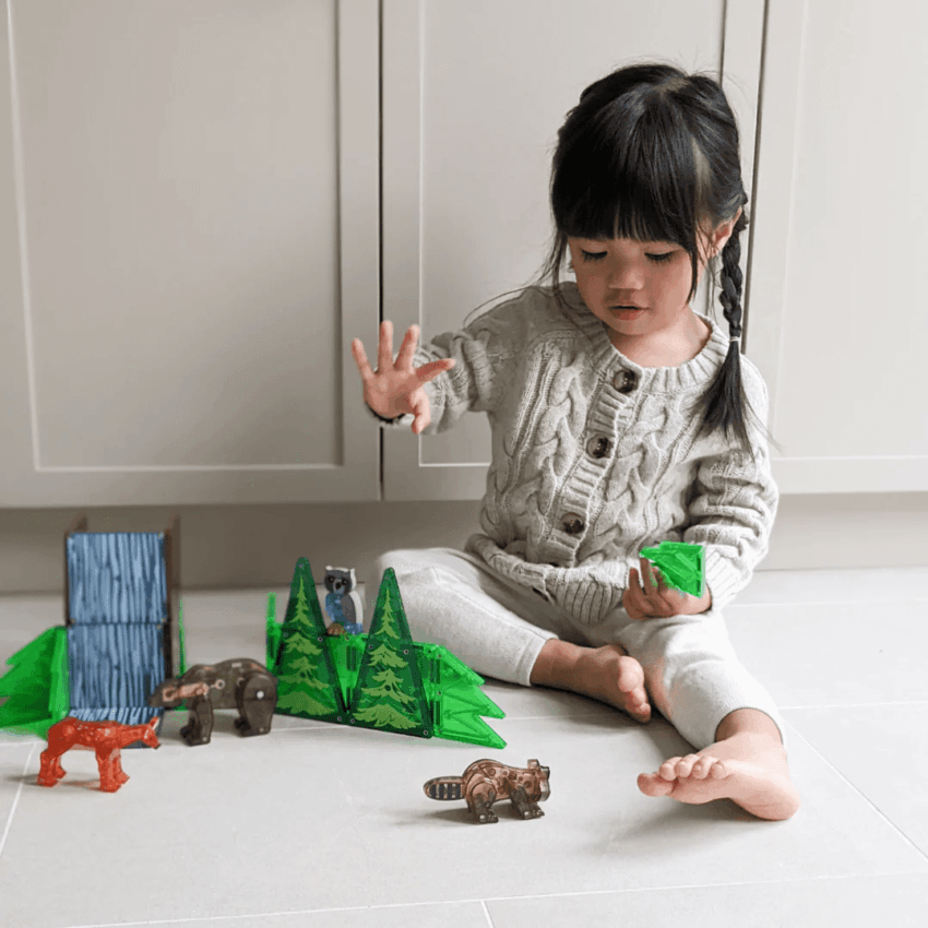 magna tiles forest animals 25 piece
