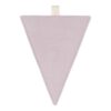 little dutch letterslinger vlag paars