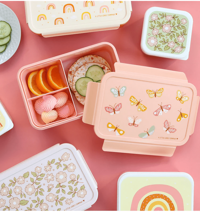 bento lunch box butterflies