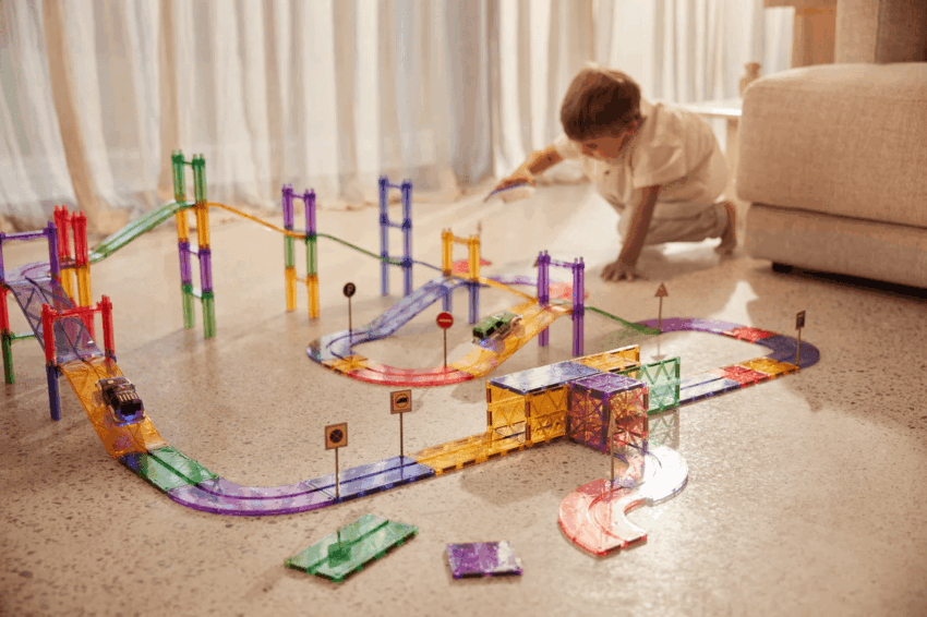 cleverclixx race track pastel 80 piece