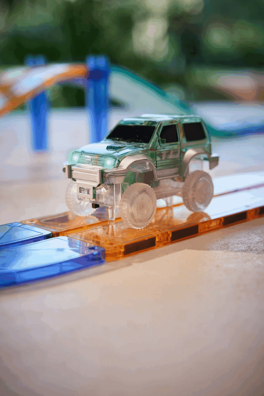 cleverclixx race auto pastel groen