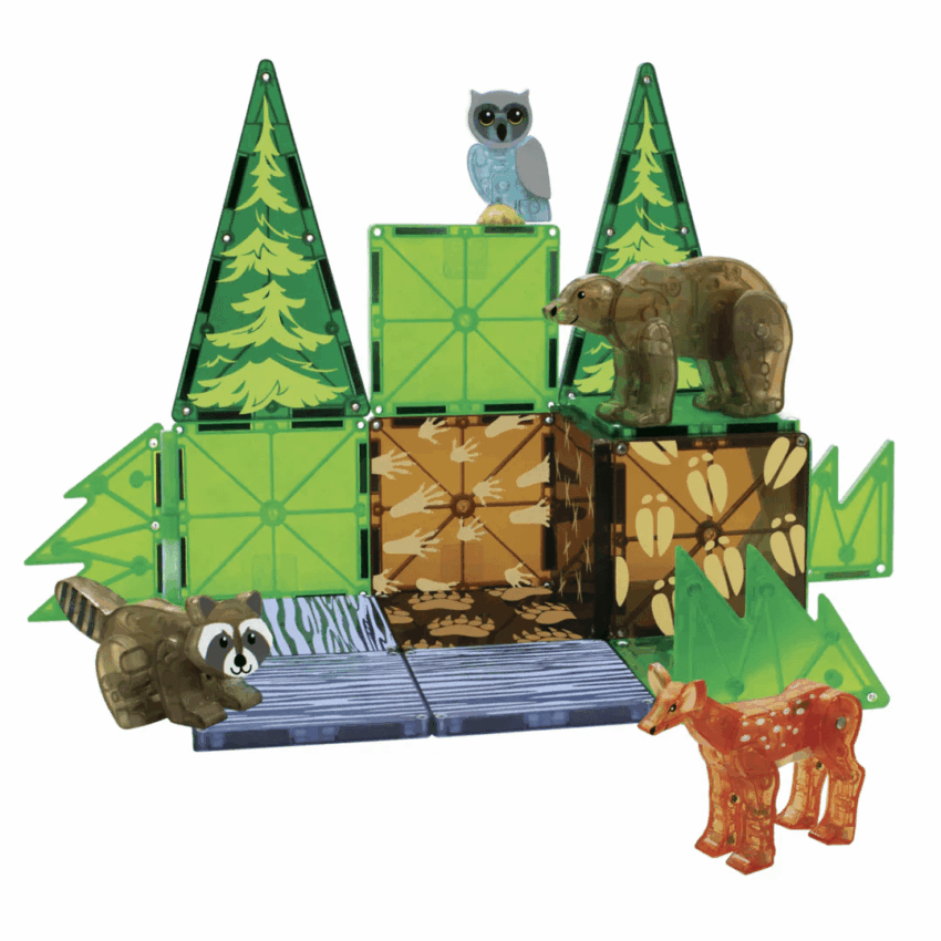 magna tiles forest animals 25 piece