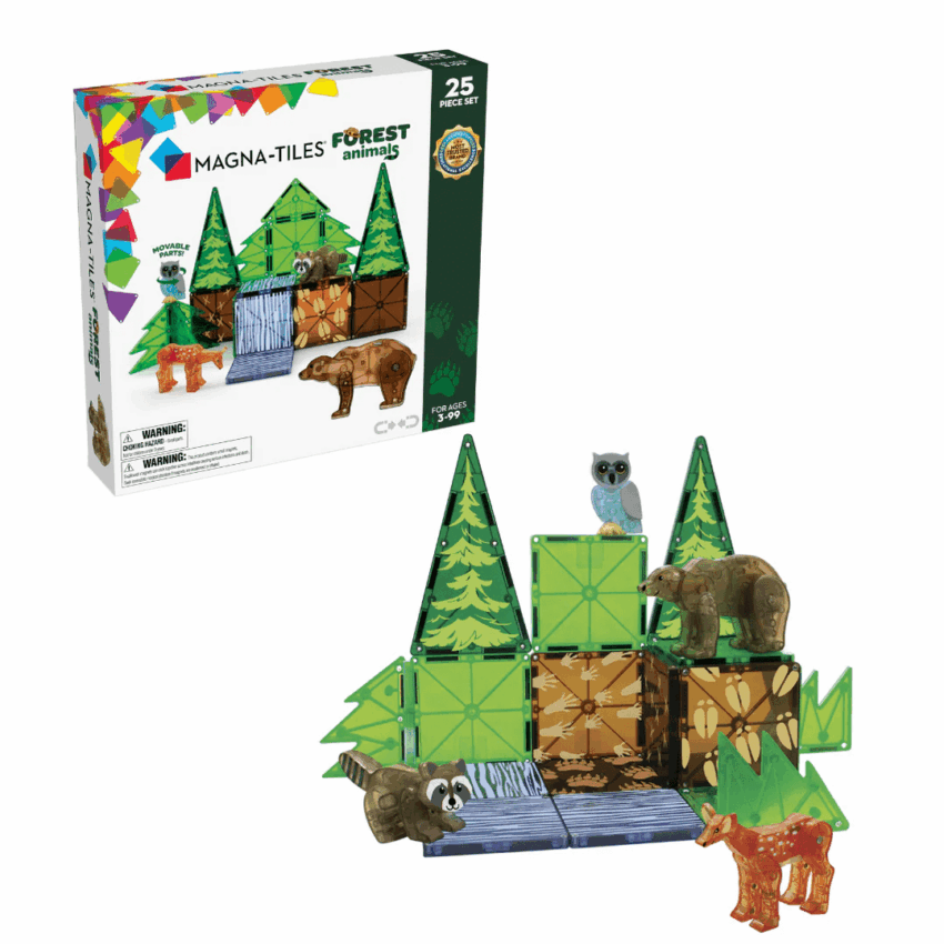 magna tiles forest animals 25 piece