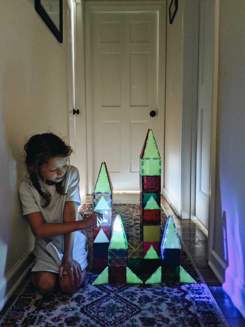 magna tiles glow in the dark 16 pc