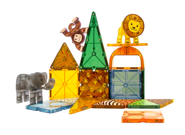 magna tiles safari animals 25 piece