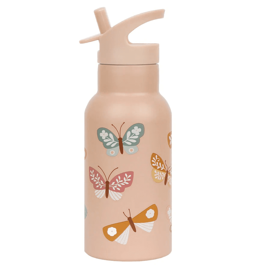 rvs drinkfles vlinders 350ml