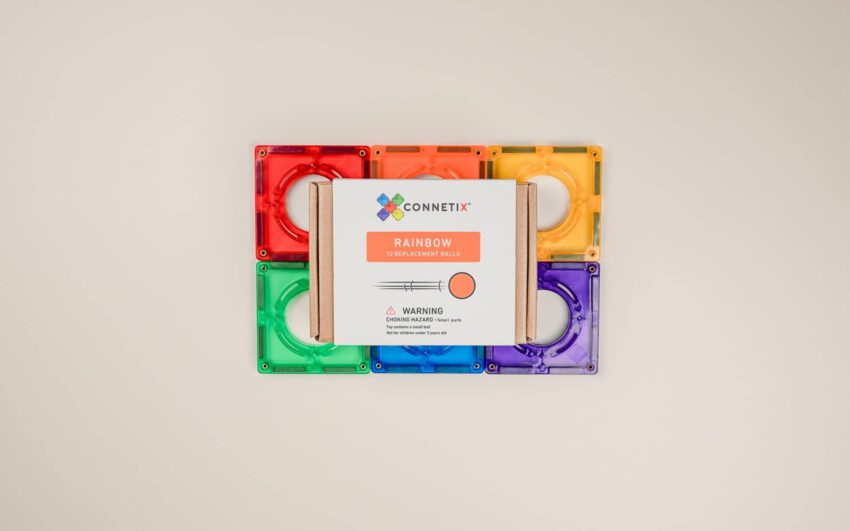 rainbow ball replacement pack 12st.