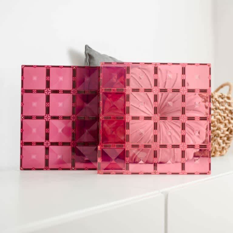 pastel base plate pink & berry 2 pc