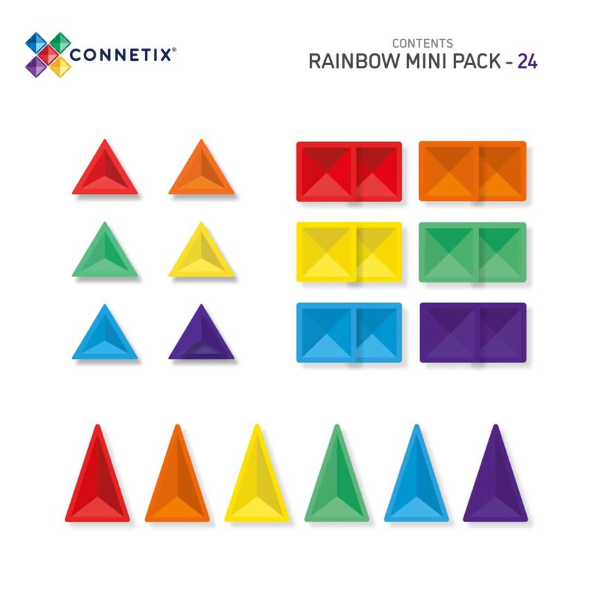 rainbow 24 pc mini pack