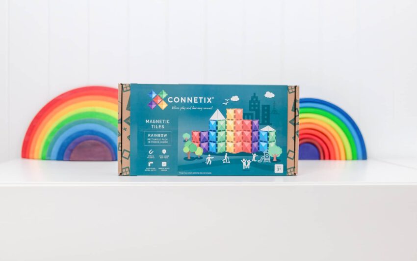 rainbow rectangle pack 18 pc