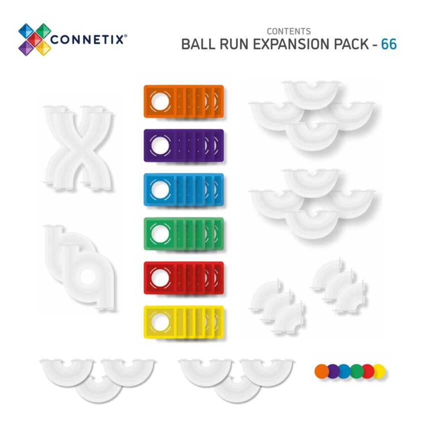 rainbow ball run expansion pack 66 pc