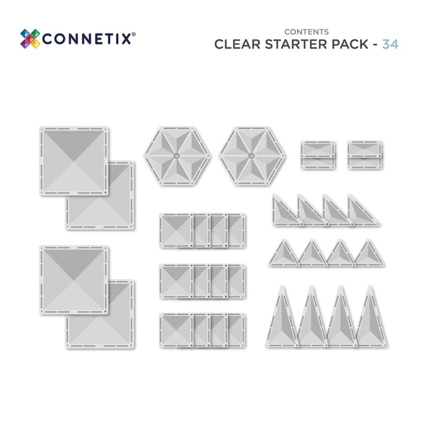 clear starter pack 34 pc