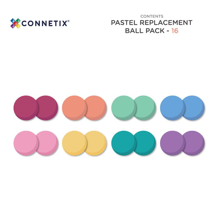 pastel ball replacement pack 16st.