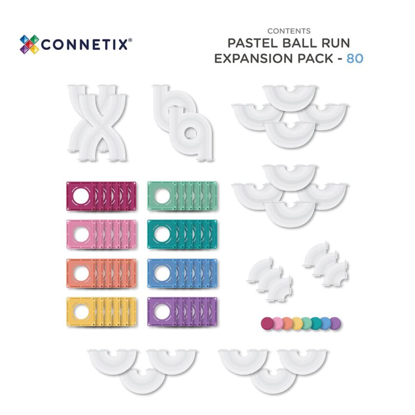 pastel ball run expansion pack 80 pc