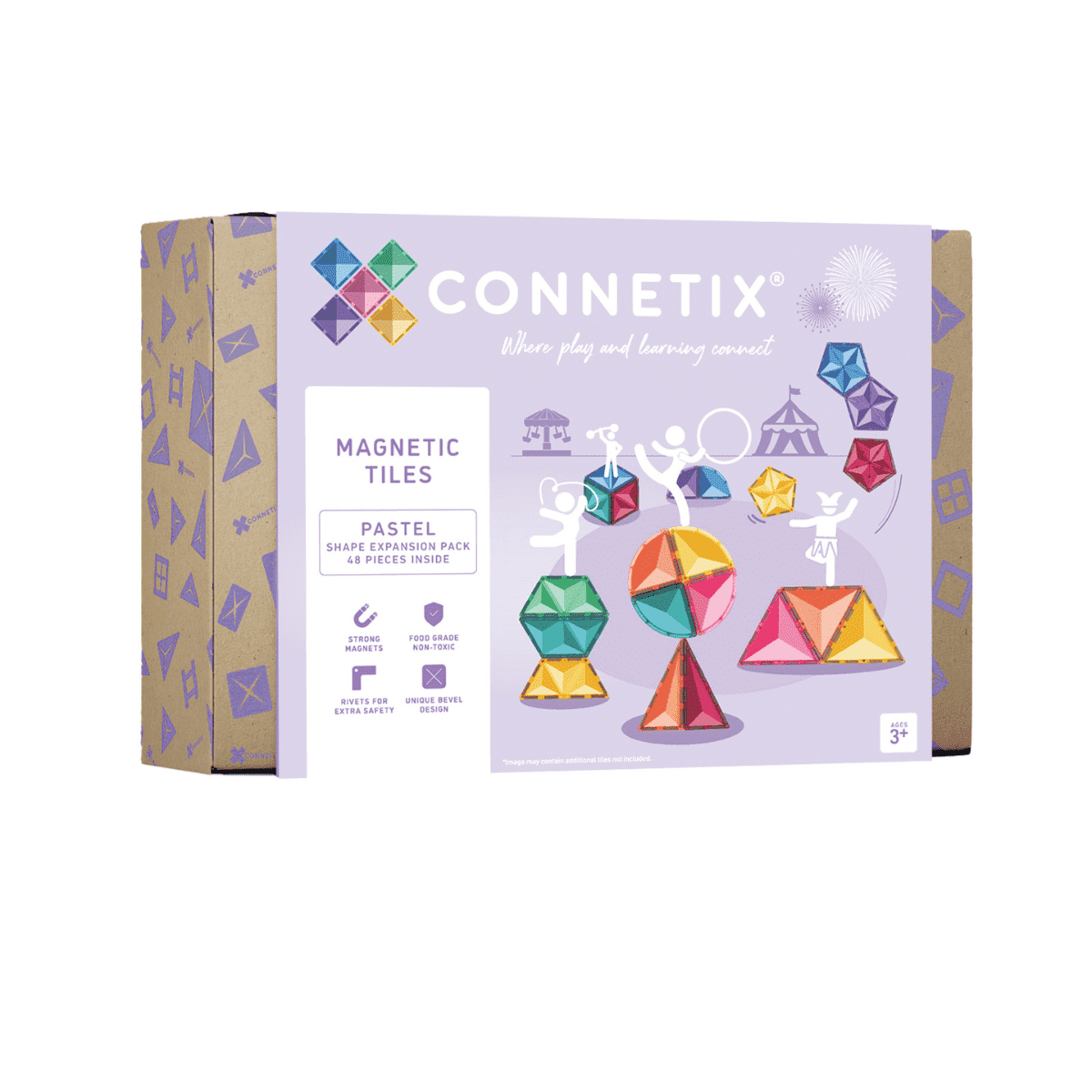 pastel shape expansion pack 48 pc