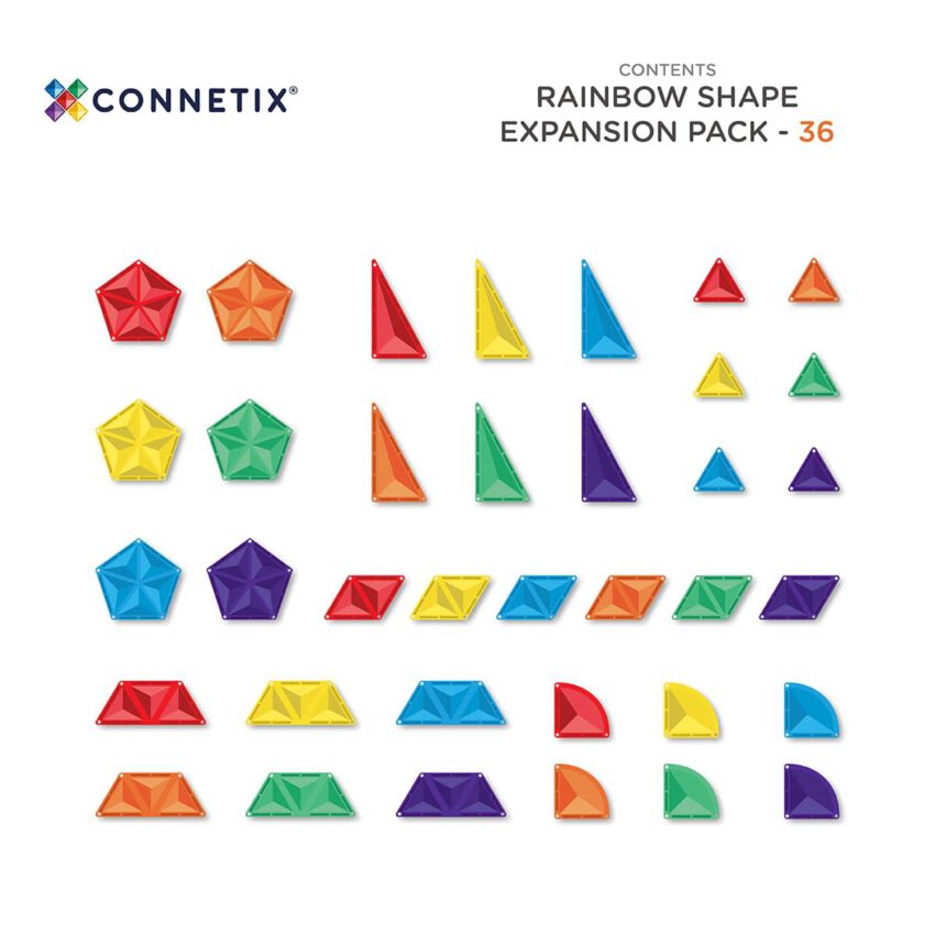 rainbow shape expansion pack 36 pc