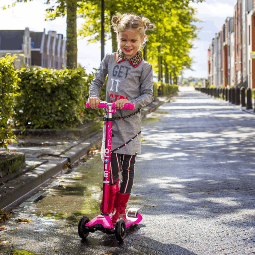 micro maxi step deluxe led roze