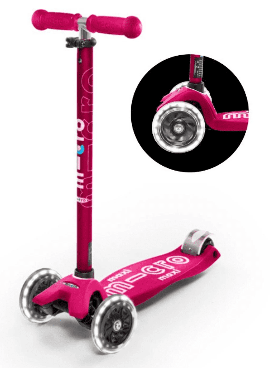 micro maxi step deluxe led roze