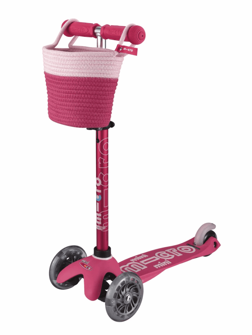 micro step mandje roze