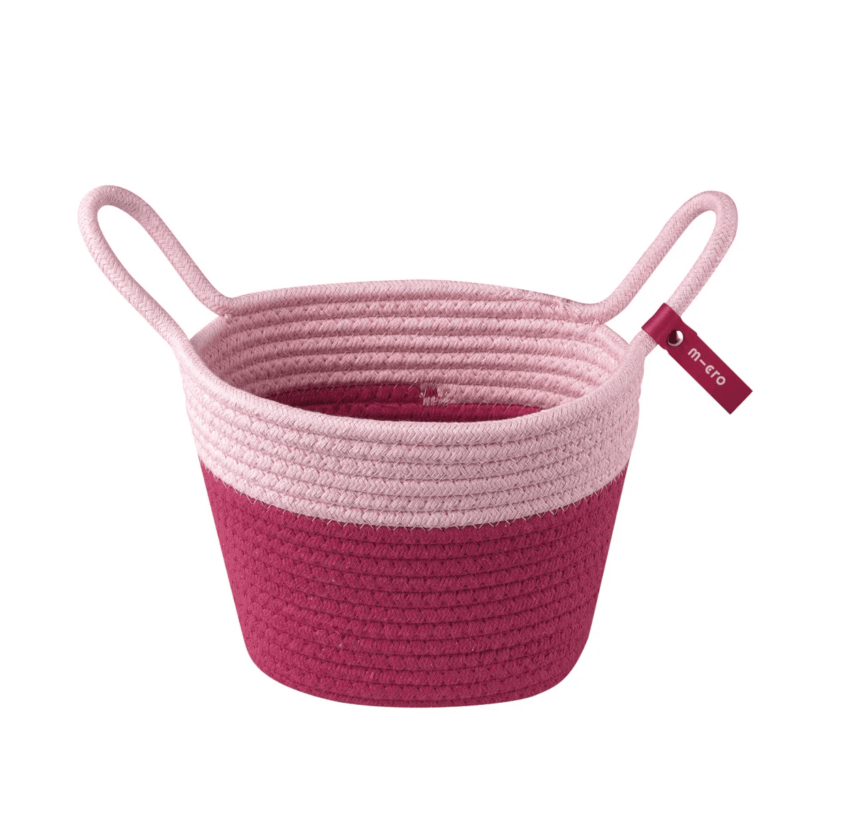 micro step mandje roze